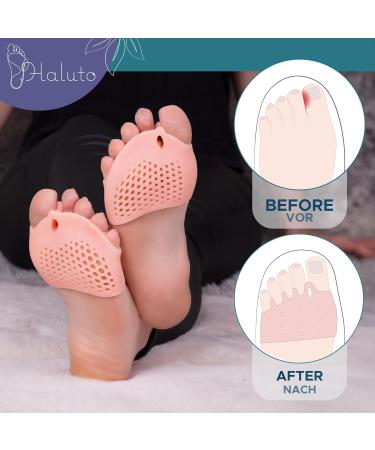 Haluto Toe Spreader Gel - 3 Pairs (6 Pieces) Forefoot Cushion for Hallux Valgus & Hammer Toe Correction - Optimal Comfort & Alignment - Buy Online on GoSupps.com