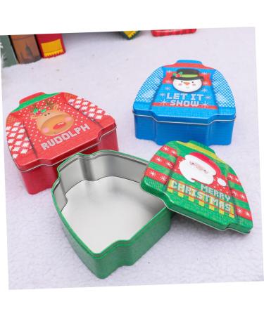 Alipis 1pc Christmas Candy Box Decor Boxes Candy Boxes Candy Containers Child Metal Storage Tank - Buy Online on GoSupps.com