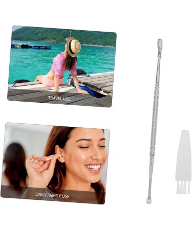 FRCOLOR 4pcs Spiral Ear Wax Removal Tool - Stainless Steel Ear Pick Set for Ear Cleaning - Compact Ear Curette for Household Use - Buy Online on GoSupps.com