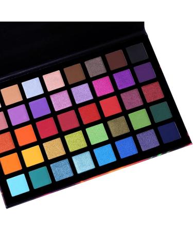 OIIBWQ Eye Makeup Palette Eye Shadow Makeup Metallic 40 Colors Blendable Exotic Eye Shades Glitter Nude Cosmetics for Makeup Beginners Girls Women - Buy Online on GoSupps.com