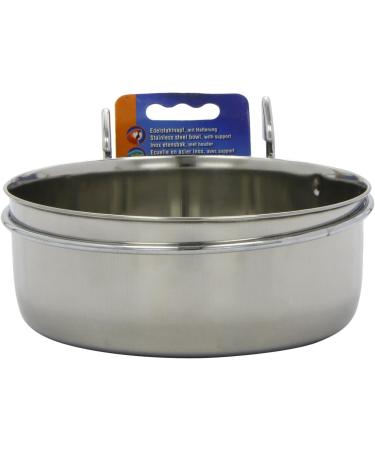 Nobby Stainless Steel Bird Bowl 15cm 0.9L - Pack of 2 | Durable & Stylish Pet Supplies - Buy Online on GoSupps.com