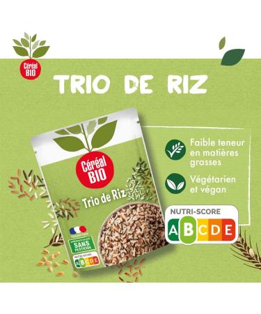 Organic Rice Trio Cereal - Microwavable Sachet Quick to Reheat - Vegan and Organic - 220g - 209477 - Buy Online on GoSupps.com