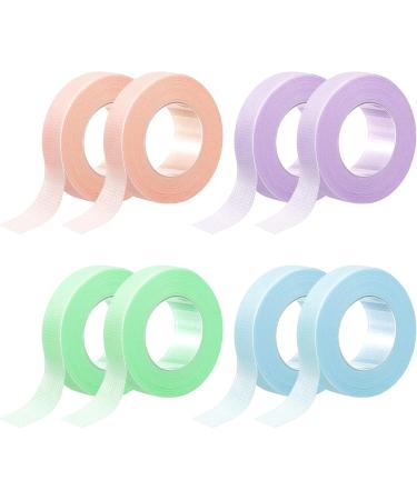 LUCKNIGHT 8 Rolls Eyelash Tape Adhesive Lash Extension Tape Breathable Micropore Fabric Tape For Lash Extensions Supplies Individual Eye Lashes Tools - Buy Online on GoSupps.com