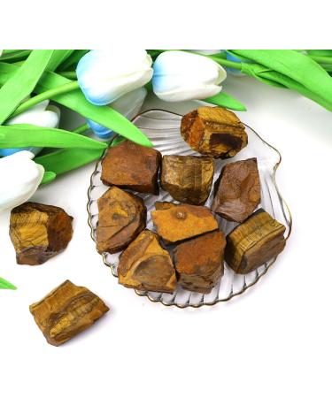 Xiannvxi 2 Tiger Eye Stone Crystals Set - Natural Healing Gemstones Premium Waterstones (4PCs) - Life Source Energy Stones - Buy Online on GoSupps.com