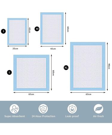 50 Count Dog Pee Pads Extra Large 23.6 x35.4 Inches X-Large Training Puppy Pee Pads Super Absorbent & Leak-Proof XL Disposable Pet Piddle Pad and Potty Pads for Dogs Puppies Doggie - Blue - Buy Online on GoSupps.com