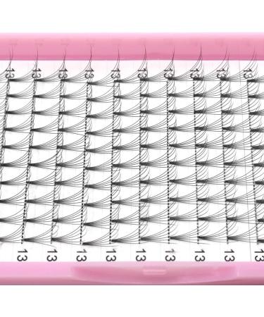 6D-D-0.10-10mm Short Stem Pre Made Fan Eyelash Extensions - Russian Volume Lashes 0.07/0.10 - 10mm Length - Buy Online on GoSupps.com