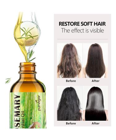 Rosemary Essential Oil for Hair Growth & Skin Care (2 Fl Oz) - Stimulates Growth, Nourishes Scalp, Improves Circulation - Hair Loss Treatment - Buy Online on GoSupps.com