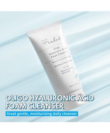 Blanc Doux Oligo Hyaluronic Acid Facial Cleanser | Vegan Deep Foam Face Wash for Acne-Prone & Sensitive Skin | Hydrating Korean Skincare 4.05 Oz - Buy Online on GoSupps.com