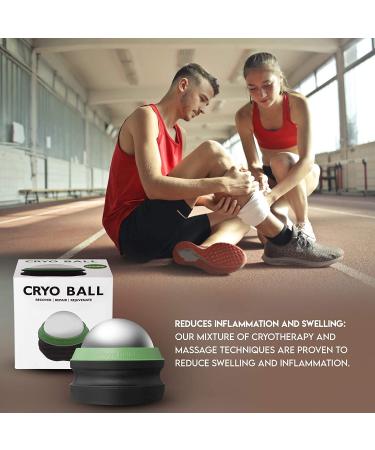 Phyya Rehab Cold Massage Roller Ball for Deep Tissue Relief & Plantar Fasciitis - Ice Roller for Muscle Therapy - Buy Online on GoSupps.com