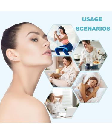 FUIPVGI Double Chin Reducer Face Strap V Line Lifting Mask Face Contouring Sleeping Mask Chin Strap V Shaped Mask Chin UP Face Lifting Belt for Women and Men Tightening Skin (White) (White) - Buy Online on GoSupps.com