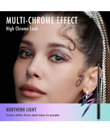 BEPHOLAN Purple Metallic Eyeliner Pencil | Long-Lasting 24h Waterproof Eyeliner Pen | Blue Purple Shifting Colors Glitter | Colored Eyeliner for All-Day Wear - Buy Online on GoSupps.com