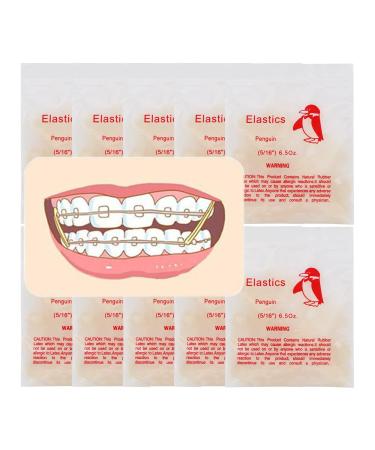 Dental Orthodontic Elastics - 10 Packs (1000 Pcs) Rubber Bands - 5/16" - Latex - International Shipping - Buy Online on GoSupps.com