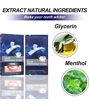 Tooth Whitening Strips - 28 Mint Flavored Strips for Effective Teeth Bleaching & Stain Removal | Brighten Your Smile International Shipping - Buy Online on GoSupps.com