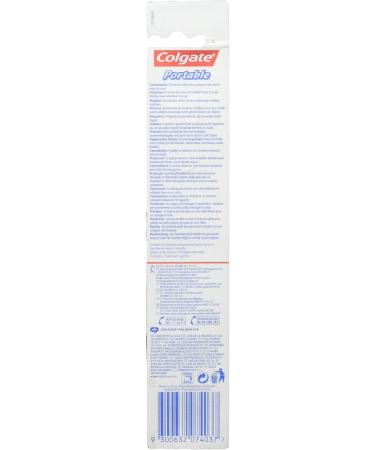 Colgate Portable Soft Toothbrush - Travel-Friendly Assorted Colors 1 Piece for Healthy Teeth - Buy Online on GoSupps.com