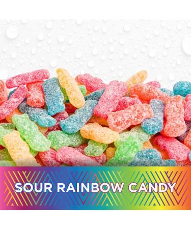 Purbolics Aminos + Energy | Supports Recovery Energy & Focus | 95mg of Caffeine 0 Sugar & 60 Servings (Sour Rainbow Candy) - Buy Online on GoSupps.com