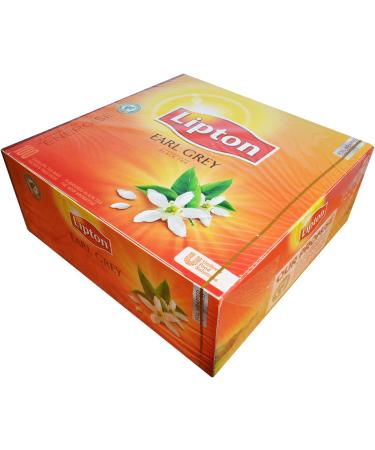 Lipton Earl Grey Flavoured Tea Bags (Pack of 100) - Black - Buy Online on GoSupps.com