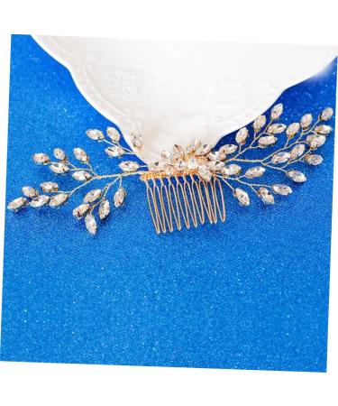 Beaupretty Accessories Combs For Women accessories for women wedding barrettes for women womens clips Side Comb Clip prom headpiece rhinestone comb rhinestones bride Comb - Buy Online on GoSupps.com