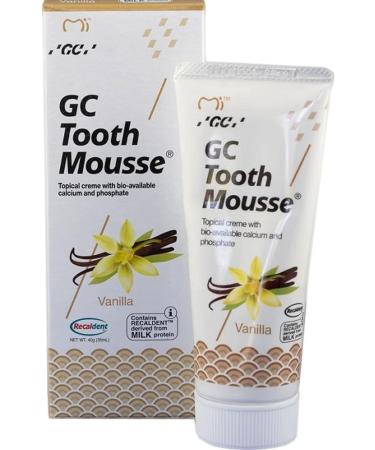 GC Tooth Mousse Vanilla 35ml - Pack of 1 | Dental Care - Vanilla Flavor - Buy Online on GoSupps.com