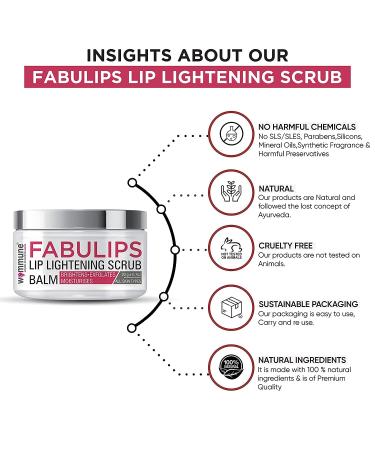 Buy Lip Scrub Balm - Lightening & Brightening for Dark Lips | 20g - Unisex Lip Care for Smokers Dry & Chapped Lips - Buy Online on GoSupps.com