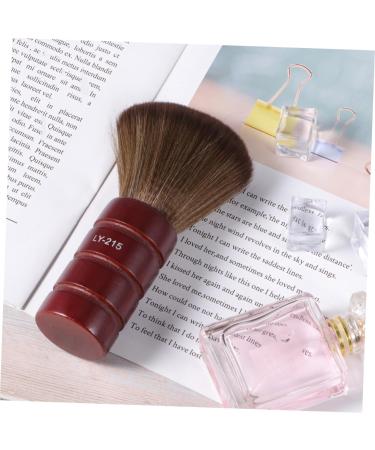 Beavorty dusters for cleaning Hair Cutting Brush Neck Duster Neck Brush Salon Brush hair brush face Wooden M Red - Buy Online on GoSupps.com
