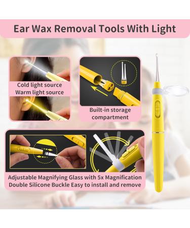 Rechargeable 4-in-1 Ear Wax Remover Kit with LED Lights and Silicone Tips - Safe and Effective for Kids and Adults - Buy Online on GoSupps.com