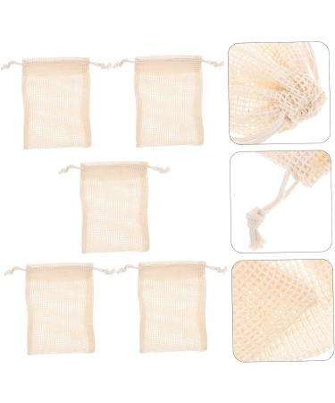 Mikinona 5pcs Soap Storage Cotton Linen Soap Bar Soap Wash Pouch Sisal Saver Nut - Buy Online on GoSupps.com