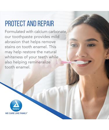 Dynarex Morning Fresh Fluoride Toothpaste - Cavity-Fighting Formula for Kids & Adults - 2.75 Oz Tube - Buy Online on GoSupps.com