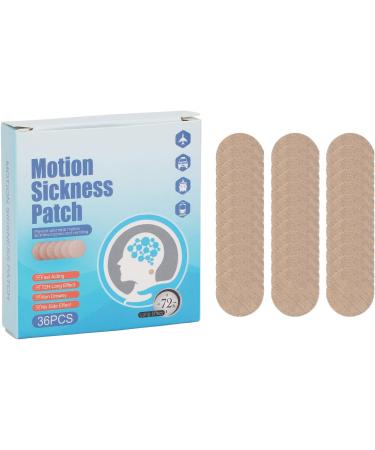 36pcs Waterproof Motion Sickness Patch: Long Lasting & Easy to Paste | Behind Ear Relief for Ships - Buy Online on GoSupps.com