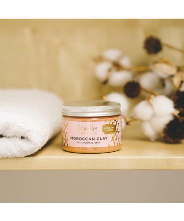Loelle Pure Red Clay Powder - Natural Acne Remedy & Facial Mask for Oily Skin | Rhassoul Clay from Morocco (150g) - Buy Online on GoSupps.com