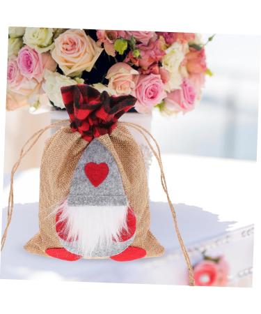 Abaodam Christmas Bag Christmas Sacks Bags for Candy Wrapping Bag Xmas Bags Candy Stand Cloth 1 count (Pack of 1) Grey - Buy Online on GoSupps.com