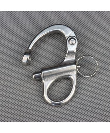 Ayunwei 35mm/52mm Fixed Snap Shackles - Set of 5 Pcs | 316 Stainless Steel Bail Shackles with Quick Release Pin - Buy Online on GoSupps.com