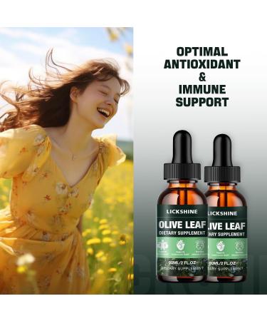 lickshine Olive Leaf Liquid Extract for Better Absorption - 2 Fl Oz. - Buy Online on GoSupps.com