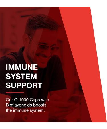 Protocol C-1000 Caps with Bioflavonoids and Rutin - Antioxidant Vitamin C for Immune Support - 120 Veg Capsules - Buy Online on GoSupps.com
