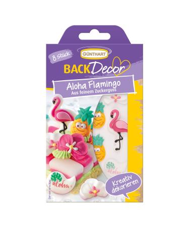 G nthart BackDecor with 8 different sugar figures as Aloha Pineapple Flamingo SET Flamingo 1 pack (1 x 16 g) - Buy Online on GoSupps.com