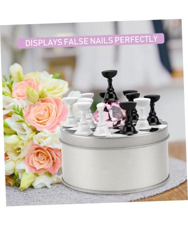 FOMIYES 1 Set Display Stand Nail Tip Holder Braces Kickstand Nail Art Practice Base Nail Art Stand Finger Practice Stand Show Rack Nail Practice Stand Display Holder Manicure Support Frame 9.2x9.3cm As Shown - Buy Online on GoSupps.com