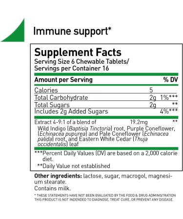 Nature's Way Esberitox Supercharged Echinacea 100 Chewable Tablets - Buy Online on GoSupps.com