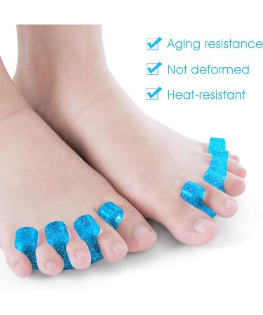 Molain 4 Pack Silicone Toe Separator for Feet Gel Nail Polish Toe Spacers for Men and Women Straighteners and Correctors for Overlapping Toes Bunions Hammer Toe Foot Pain Relief Style C - Buy Online on GoSupps.com