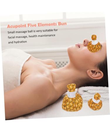 Lurrose 3-Set Warm Roasted Wormwood Rolls - Body Relaxing Spa Bag Thai Massage Fleece Manual Massage Balls for Ultimate Relaxation - Buy Online on GoSupps.com