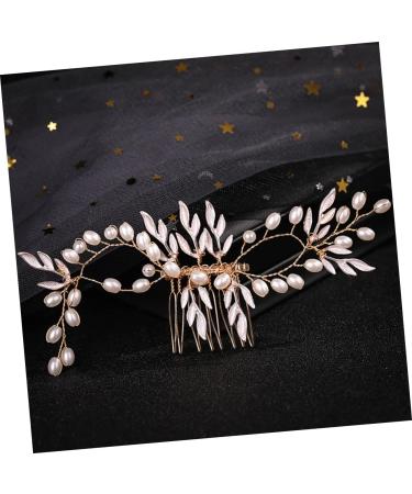 FOMIYES Piece Pearl Hair Comb Tiara Hair Pearls Wedding Hair Accessories for Brides Accessories for Women Pearl Hair Pin Pearl Hair Clip Hair Comb Clips Alloy Set Bridesmaid Mesh - Buy Online on GoSupps.com