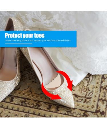 NOLITOY 12 Pairs Silicone Gel Toe Plugs & Ball of Foot Pads for High Heels | Comfortable Forefoot Insoles for Men & Women - Padded Support - Buy Online on GoSupps.com