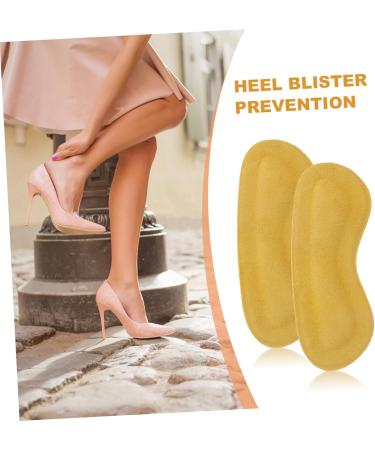 Beaupretty 4 Pairs Women's High Heel Cushion Pads - Comfortable Sole & Heel Grips for Perfect Fit - Yellow Liner Filler for Shoes 10.10x3.60x0.30CM - Buy Online on GoSupps.com