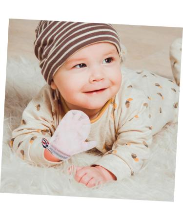 Frcolor Anti-Eating Gloves for Newborns - Scratch-Resistant Finger Protection 2 Pairs | Baby Pacifier & Thumb Littering Solution - Buy Online on GoSupps.com