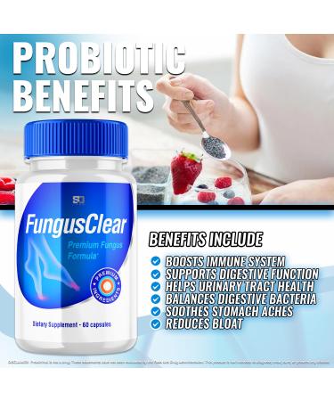 Fungus Clear Pills (3 Pack) - Healthy Nails Plus Supplement (180 Capsules) - Buy Online on GoSupps.com