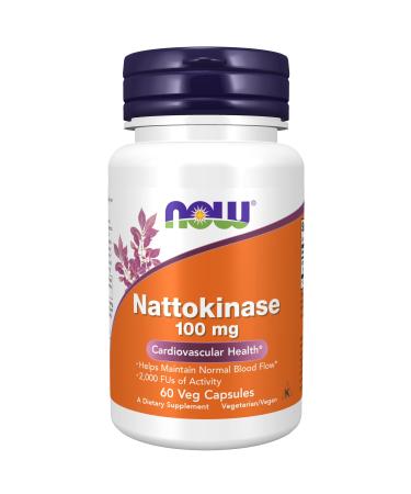 Now Foods Nattokinase 100 mg 60 Veg Capsules