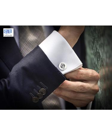 Cuff-Daddy Double Knot Gunmetal Cufflinks | Presentation Box Included - Buy Online on GoSupps.com