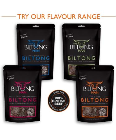 The Biltong Man Nice n Spicy Fatty (500 Grams) 500 Grams - Buy Online on GoSupps.com