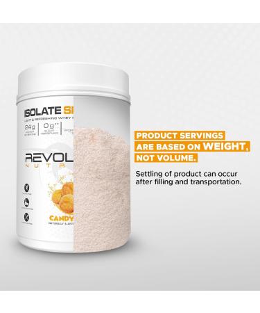 Isolate Splash Clear Whey Protein Powder - Zero Sugar Candy Peach Flavor 24g Protein/Scoop Collagen 817g (23 Servings) - Buy Internationally - Buy Online on GoSupps.com