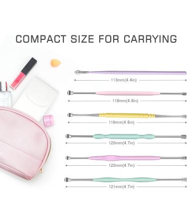 Gemice Ear Pick Earwax Removal Kit - 6 Pcs Ear Cleansing Tool Set with Storage Box - Buy Online on GoSupps.com