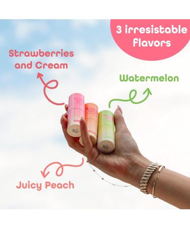 SweetSpot Flavored Solid Perfume Stick Portable Travel Perfumes for Women Long Lasting Fragrances Non Sticky Formula Natural Ingredients Fragrance Stick (Strawberries and Cream) - Buy Online on GoSupps.com
