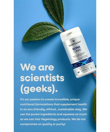 Vegetology Bone Care | Vegan Glucosamine & Phytodroitin | Joint & Bone Support | Allergy-Friendly and Sustainable | Made in UK - Buy Online on GoSupps.com